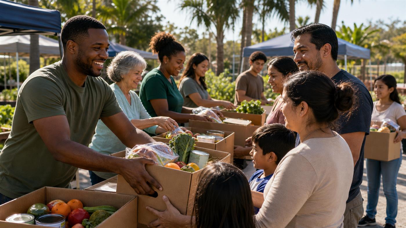 Alimentos gratis hoy en Tampa: no requieren identificación ni cita