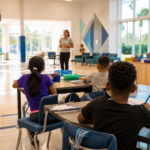 Estudiantes participan en actividades extraescolares en un centro recreativo de Tampa