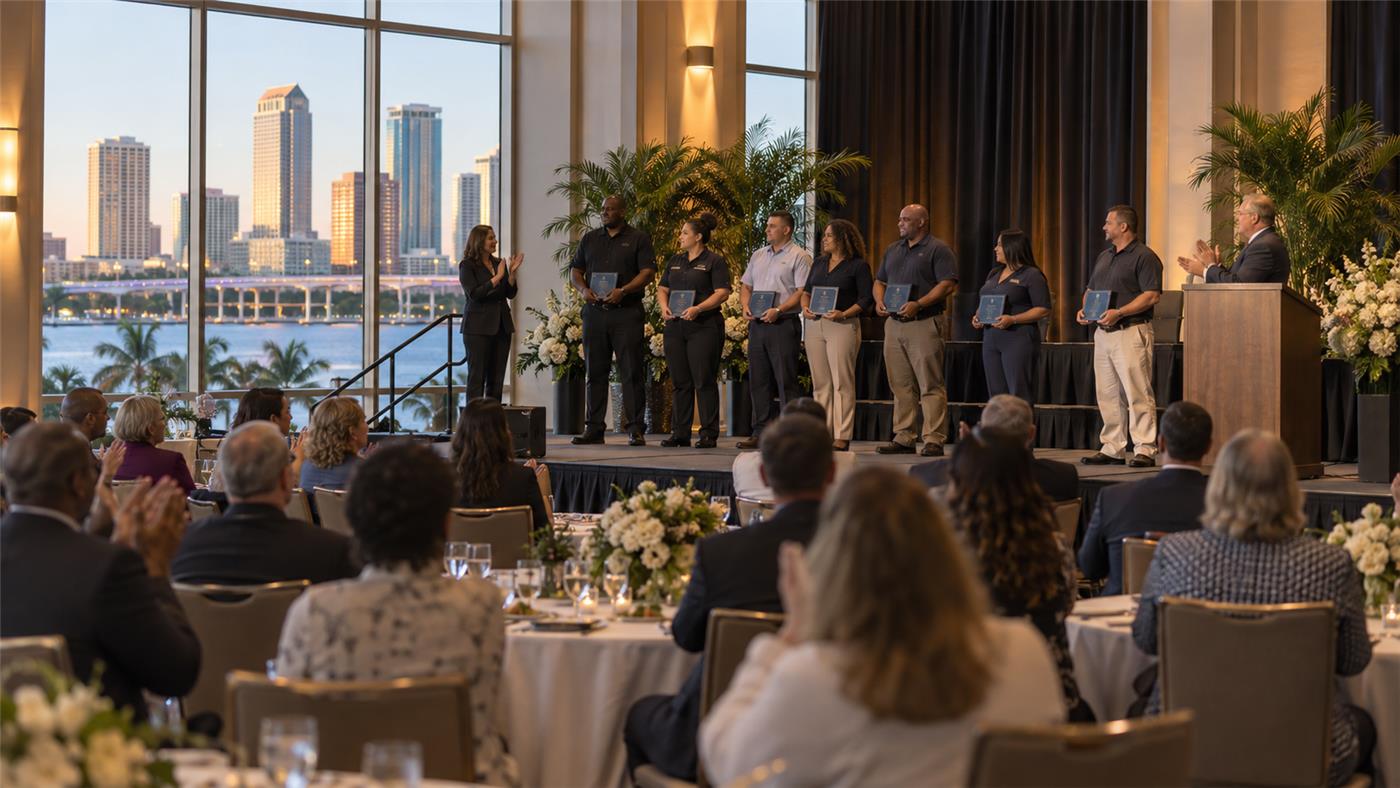 Tampa reconoce a sus héroes comunitarios en ceremonia pública de la Policía