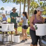 Residentes recogen compost para jardines en Tampa