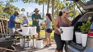 Tampa entrega hoy hasta 30 galones de compost gratis a clientes de Utilities