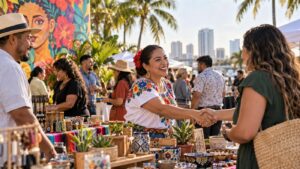 Emprendedores y vecinos celebran la herencia hispana