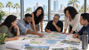 Vecinos revisan planes de desarrollo urbano en Tampa